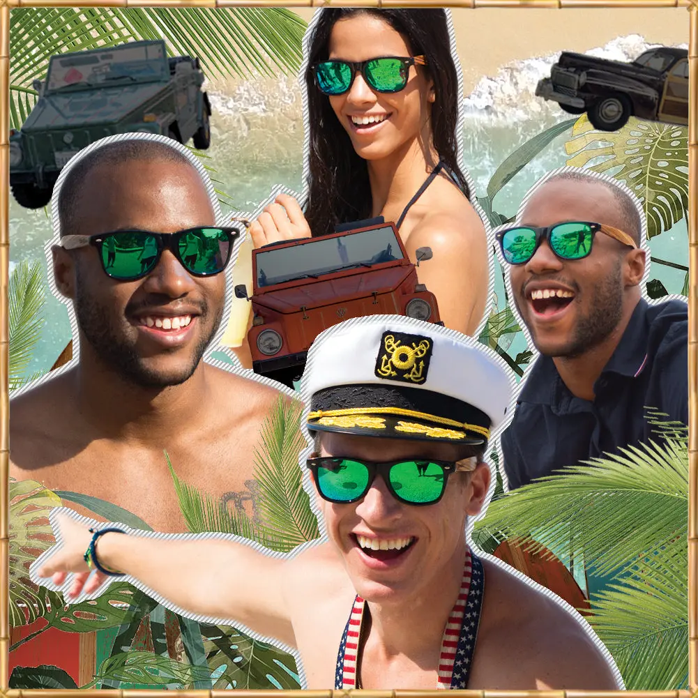 Woodies Zebra Wood Sunglasses - Image 4