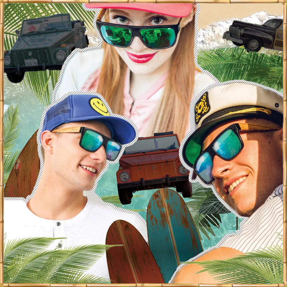 Woodies Zebra Wood Sunglasses - Image 4