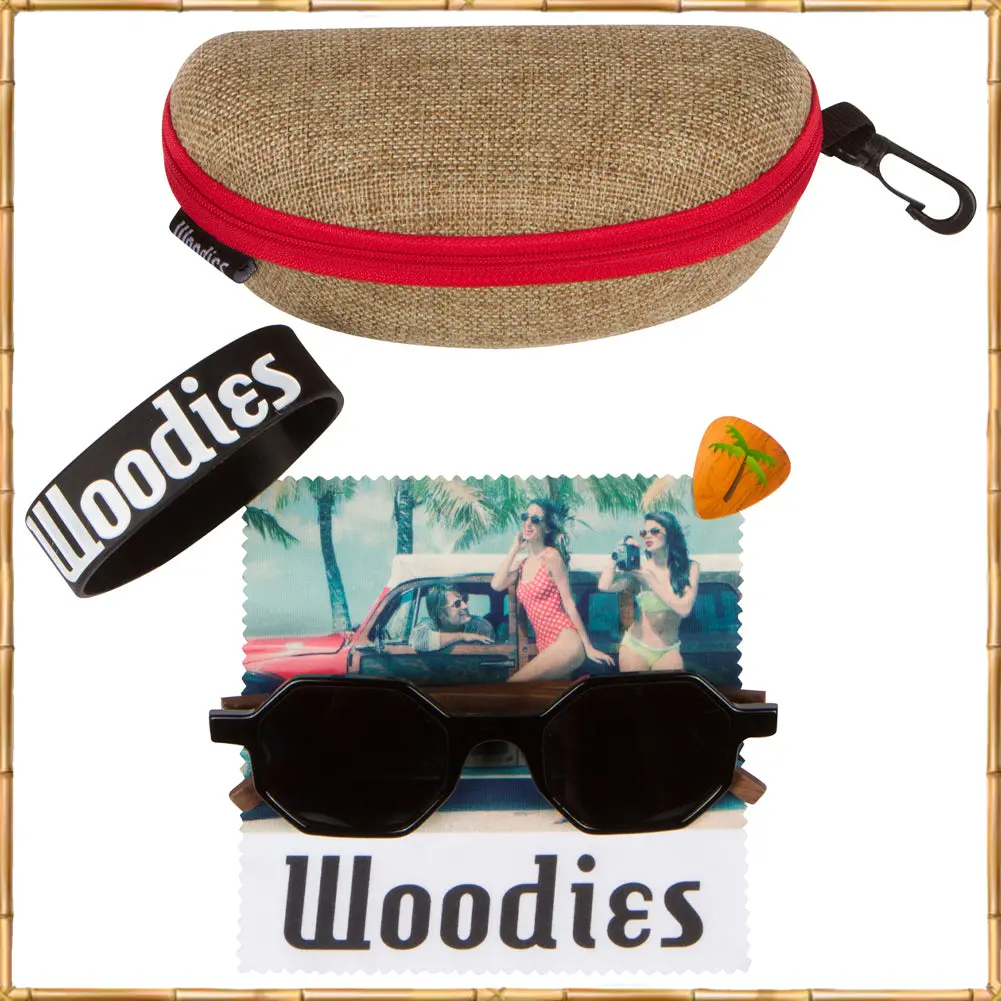 Woodies Walnut Wood Sunglasses - Image 3
