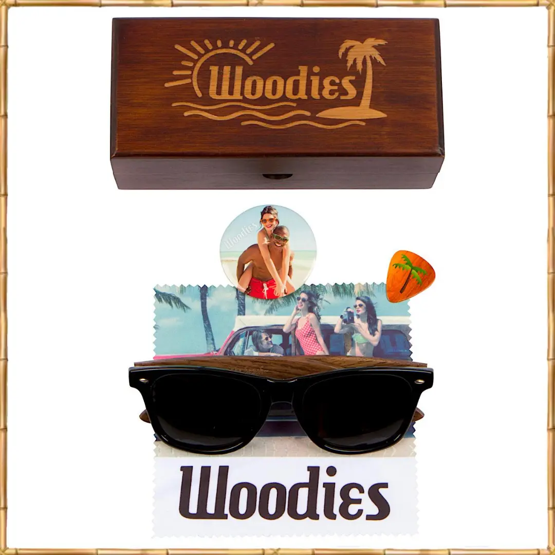 Woodies Walnut Wood Sunglasses Wood - Image 3