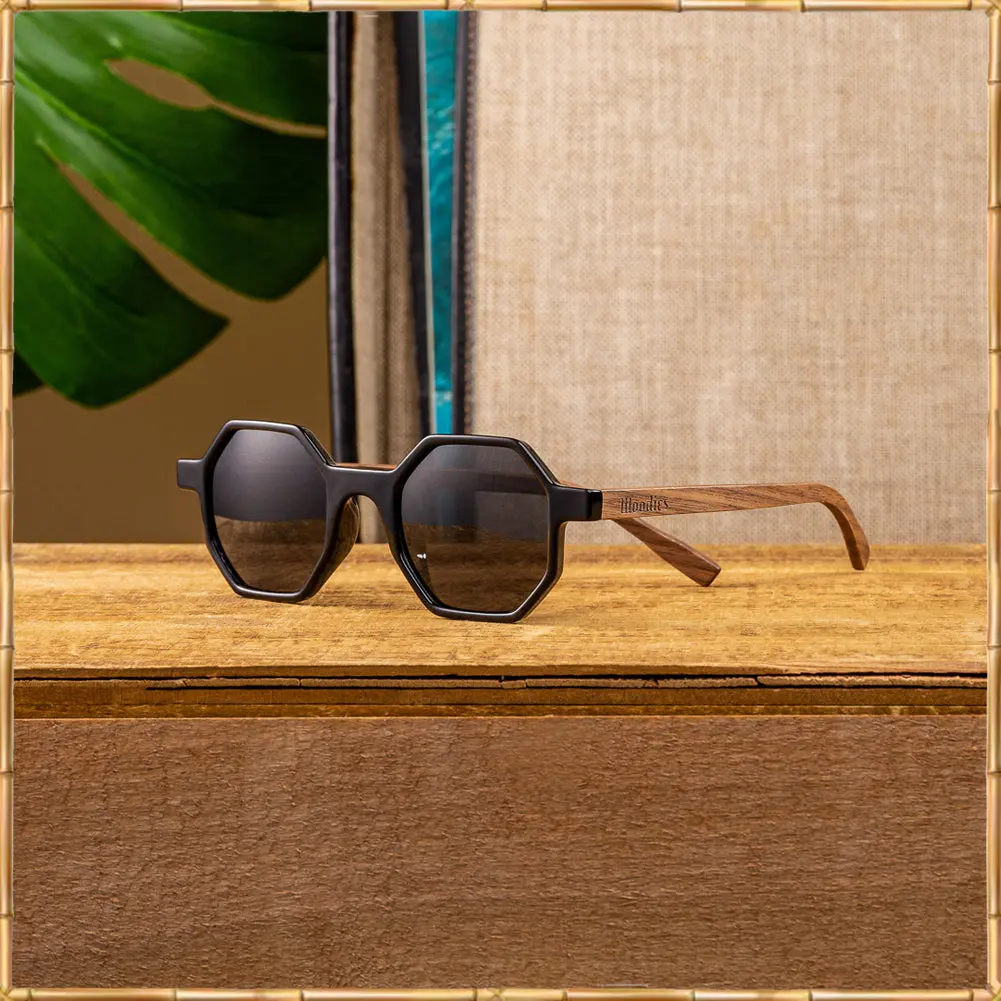 Woodies Walnut Wood Sunglasses - Image 5