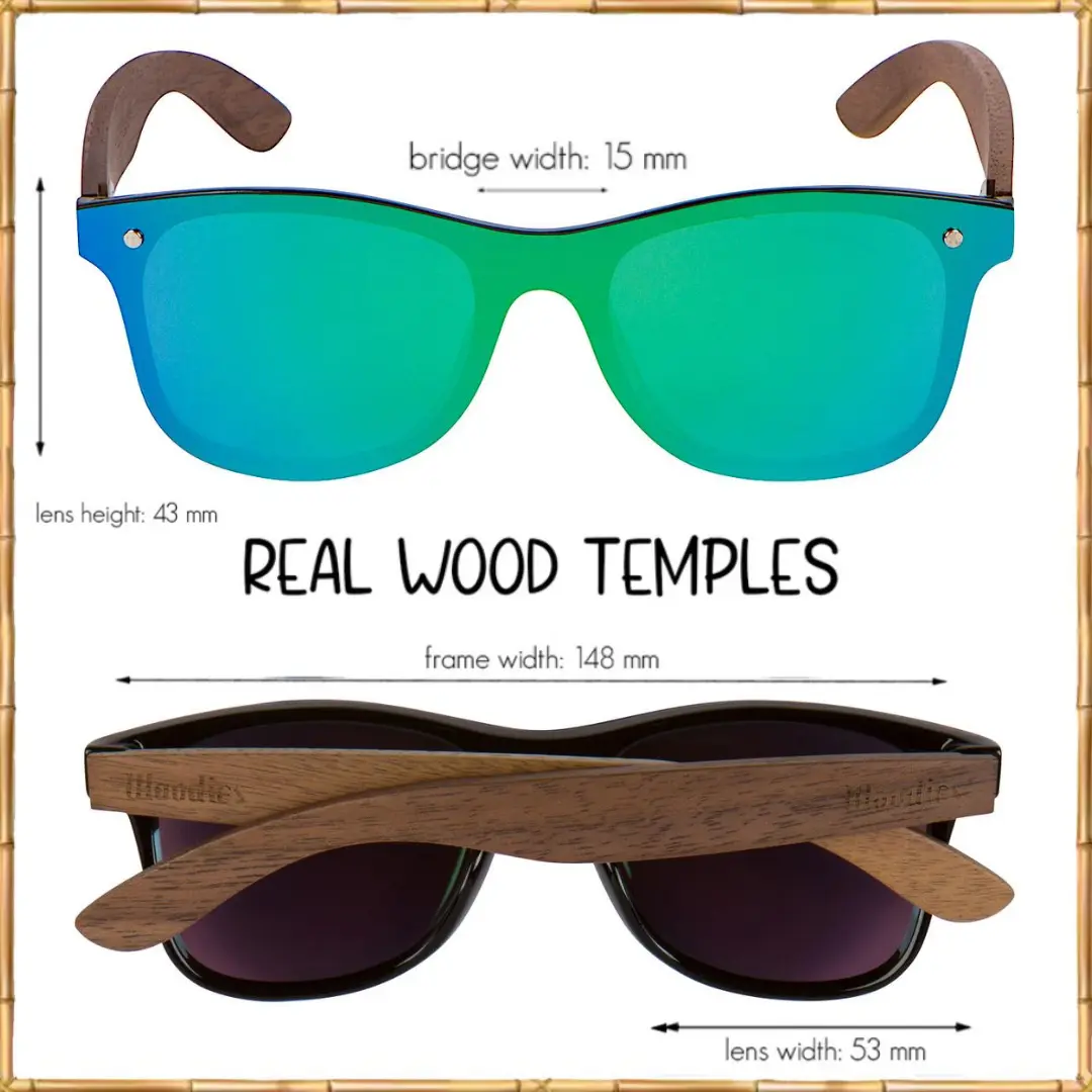 Woodies Walnut Wood Sunglasses - Image 2