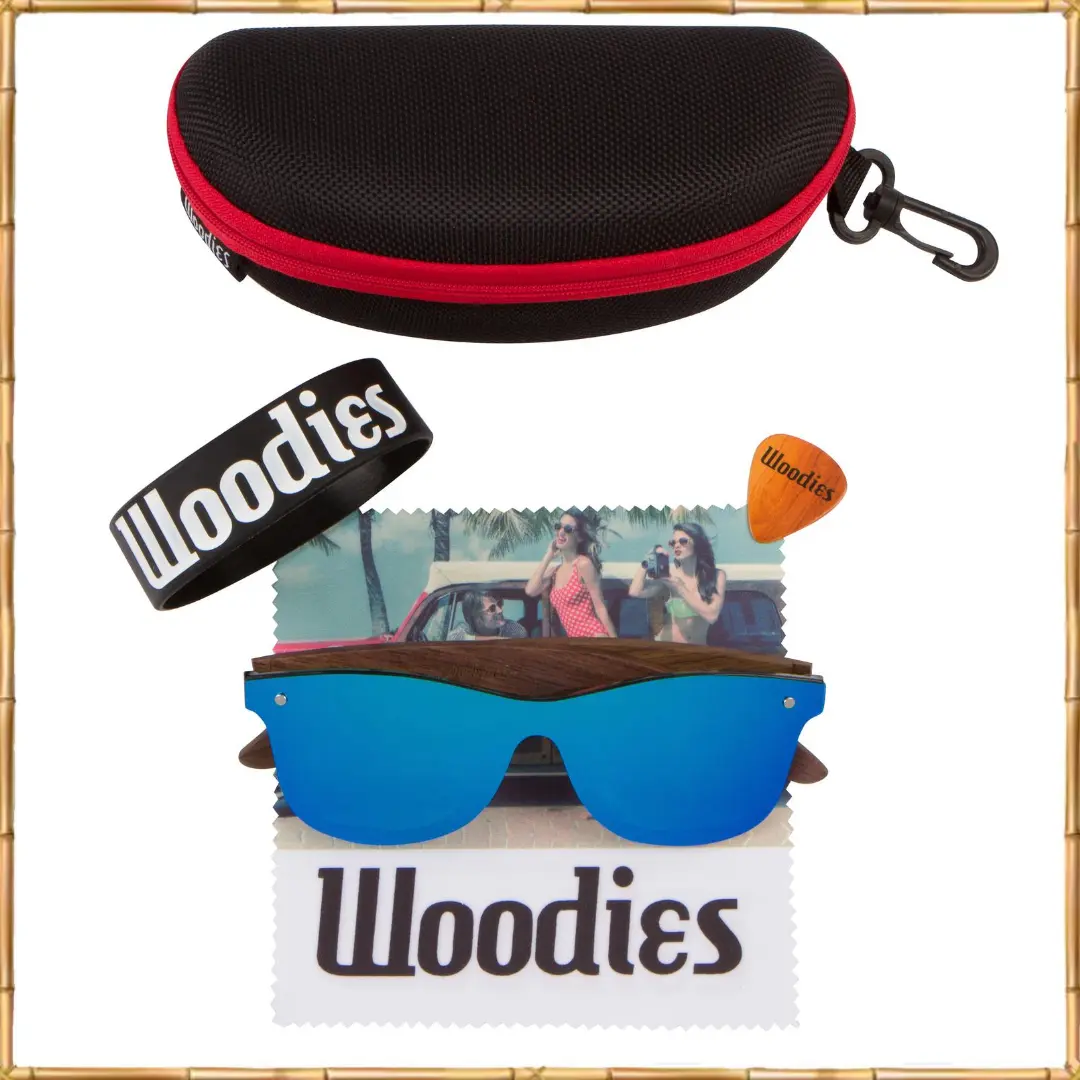Woodies Walnut Wood Sunglasses - Image 3