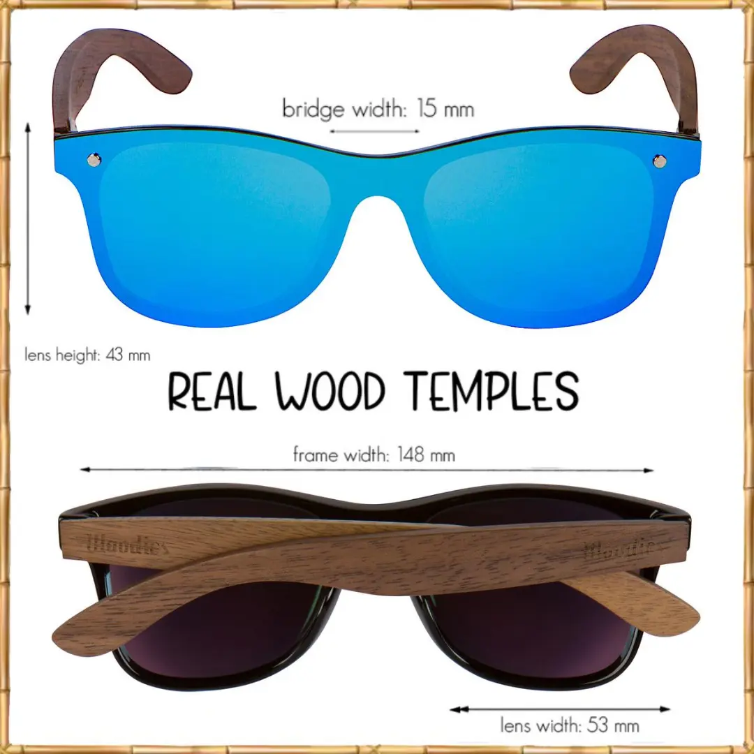 Woodies Walnut Wood Sunglasses - Image 2