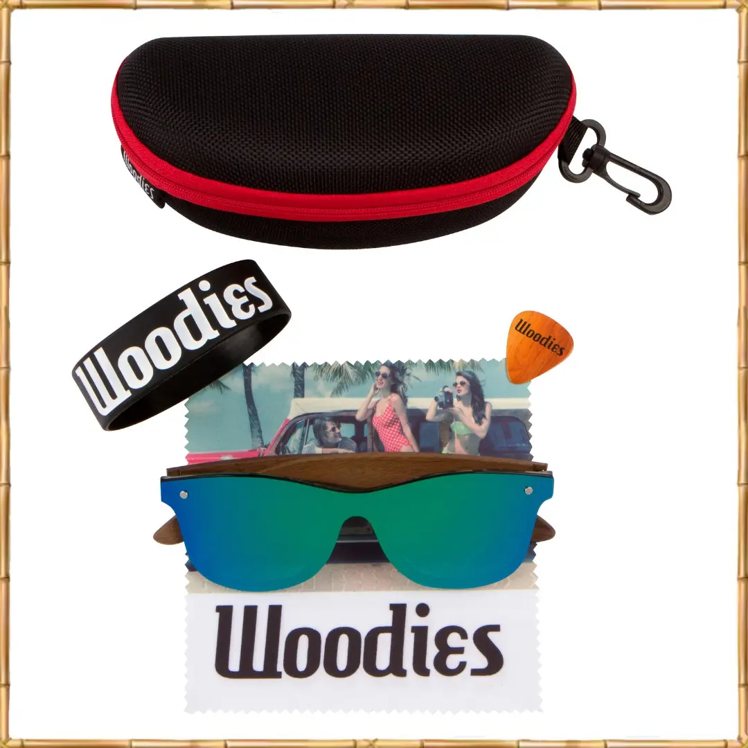 Woodies Walnut Wood Sunglasses - Image 3