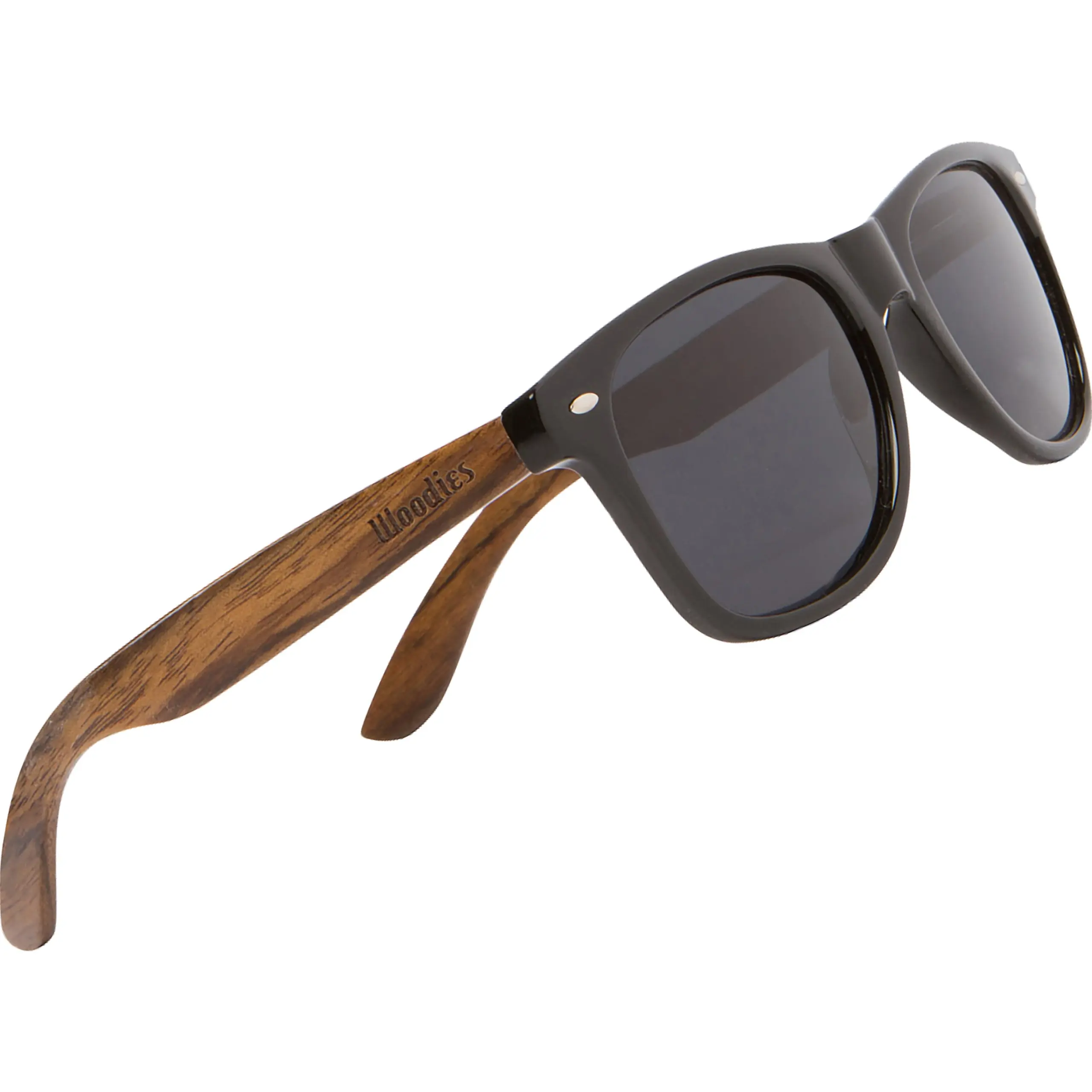 Walnut Classic Sunglasses With Polarized Lenses