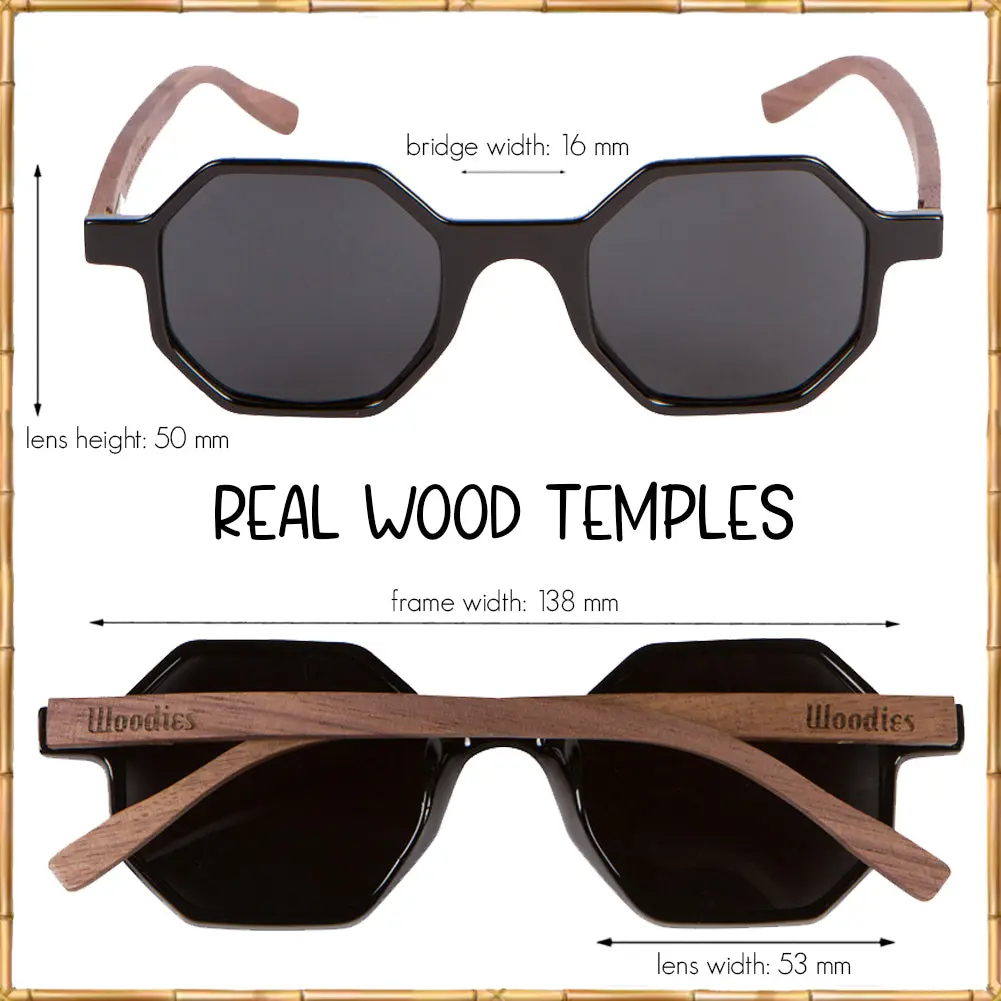 Woodies Walnut Wood Sunglasses - Image 2